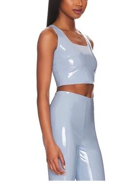 Commando Light Blue Latex Set-top and bottom